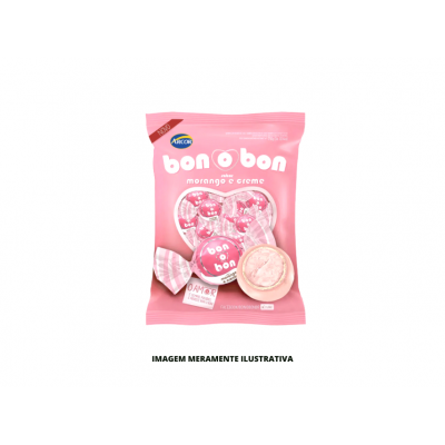 BOMBOM - ARCOR - 750g  BON O BON MORANGO